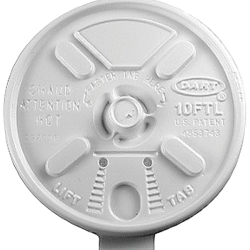 10FTL White Lift and Lock Lid