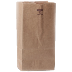 12 lb Brown Paper Bags