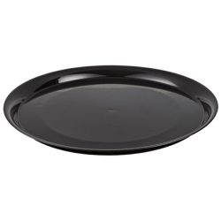 Fineline Settings Black 18 Round Catering Tray