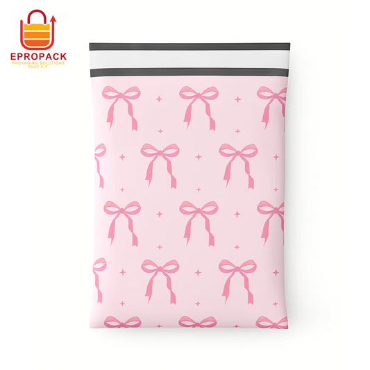 Poly Mailers | 10" x 13" Pink Bow