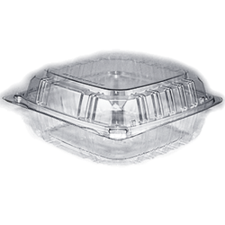 9x9 Clear Hinged Lid