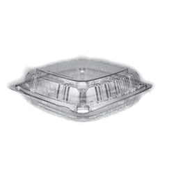 8x8 Clear Hinged Lid (Shallow)
