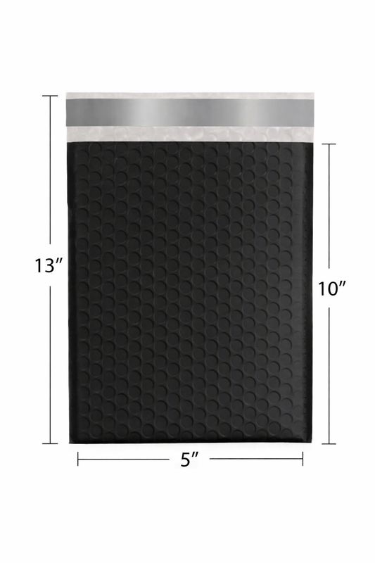 10x13" Bubble-Mailer Padded Envelope | Black
