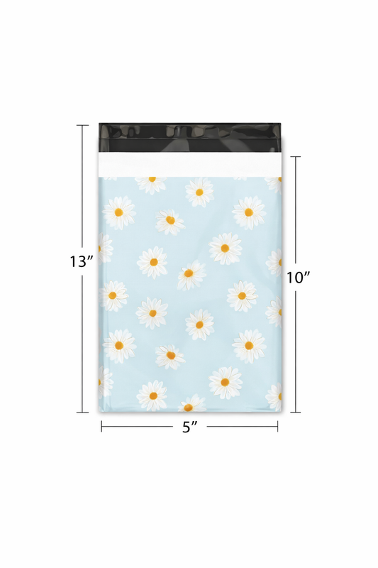 Poly Mailers | 10" x 13" Daisies Designer