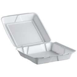 Single Compartment Foam Hinged Lid, Large