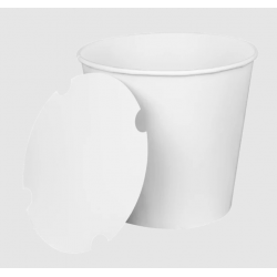 Food Bucket, 170 oz, White