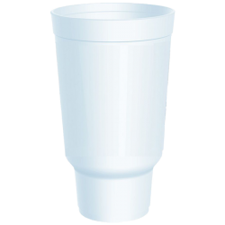 32 oz 32AJ32 Pedestal Based Foam Cups