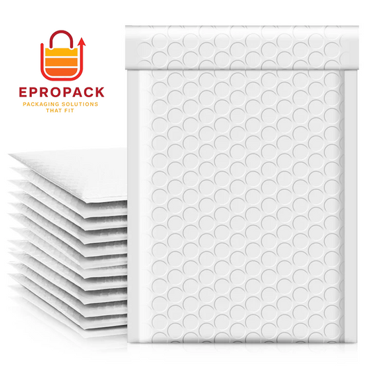 4x7" Inch Bubble-Mailer Padded Envelope | White