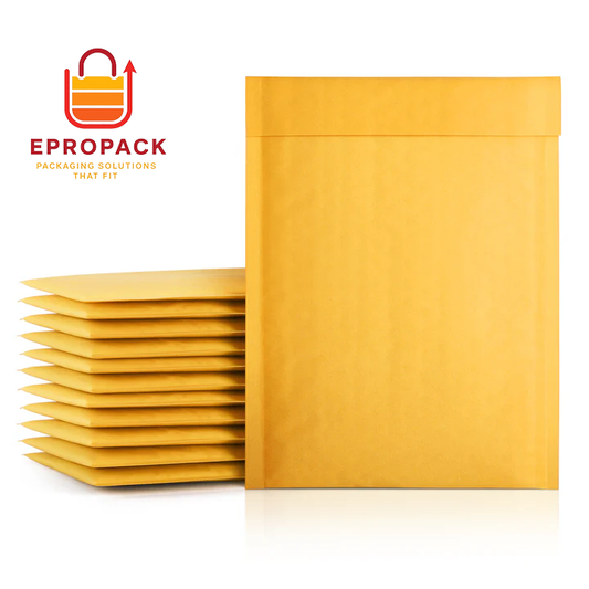 4x7" Kraft Bubble-Mailer Padded Envelope | Yellow