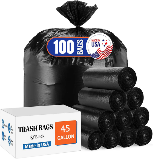 45 Gallon Trash Bags 100 Count