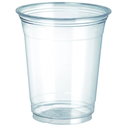 10 oz. (78mm) Clear PET Plastic Cups