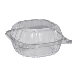 5x5 Clear Hinged Lid