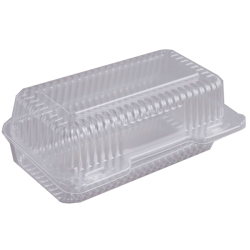 9x5 Clear Hinged Lid (Hoagie)