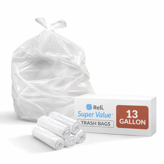 13 Gallon  0.8 mil Trash Bag