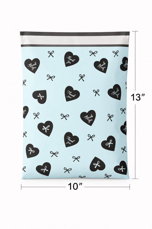 Poly Mailers | 10" x 13" Blue Icons