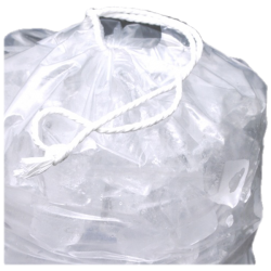 10 lb Ice Bags With Drawstring