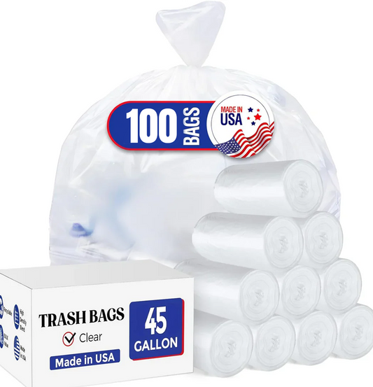 45 Gallon Trash Bags 100 Count