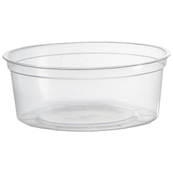 8 oz Clear Round Deli Containers