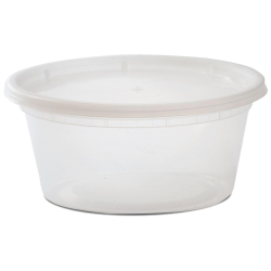 12 oz Plastic Soup Container With Lids